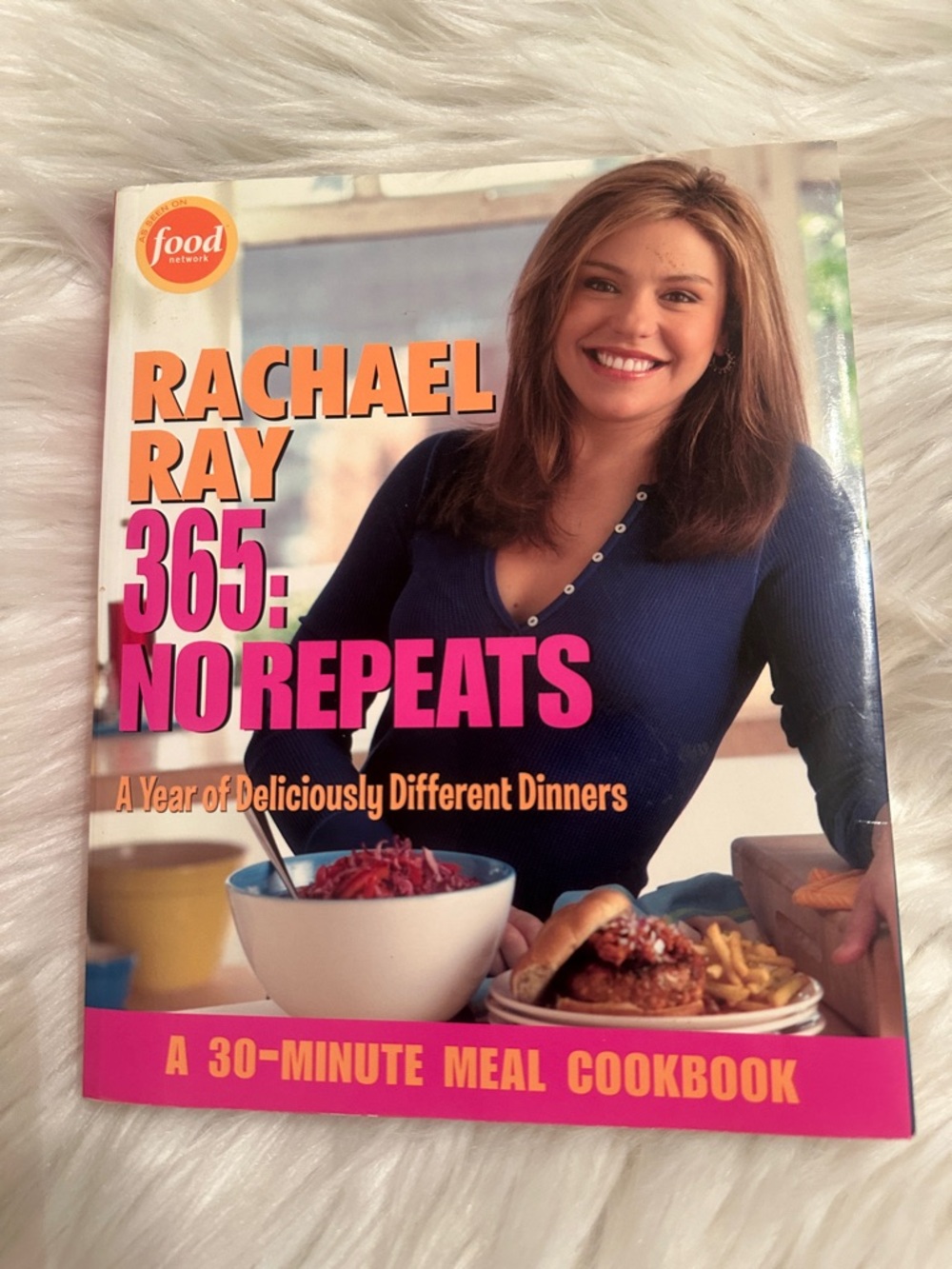 Rachael Ray 365: No Repeats Cookbook - Pink and Orange Accents